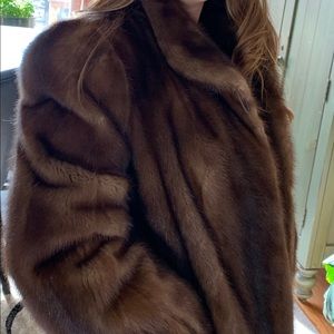 Vintage Nordstrom Mink Coat- Size S
